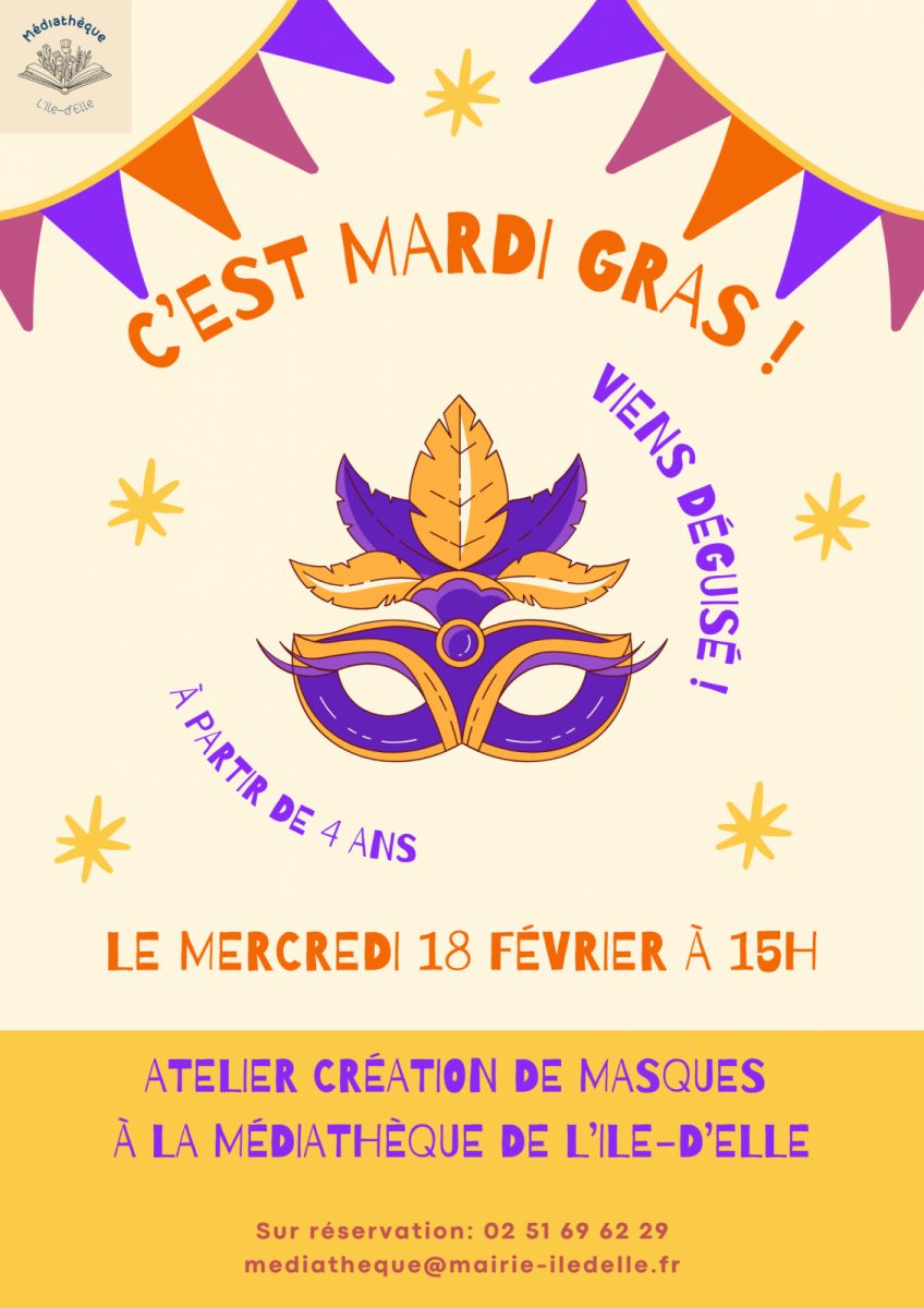 Affiches animations 2026 – Mardi gras 0226