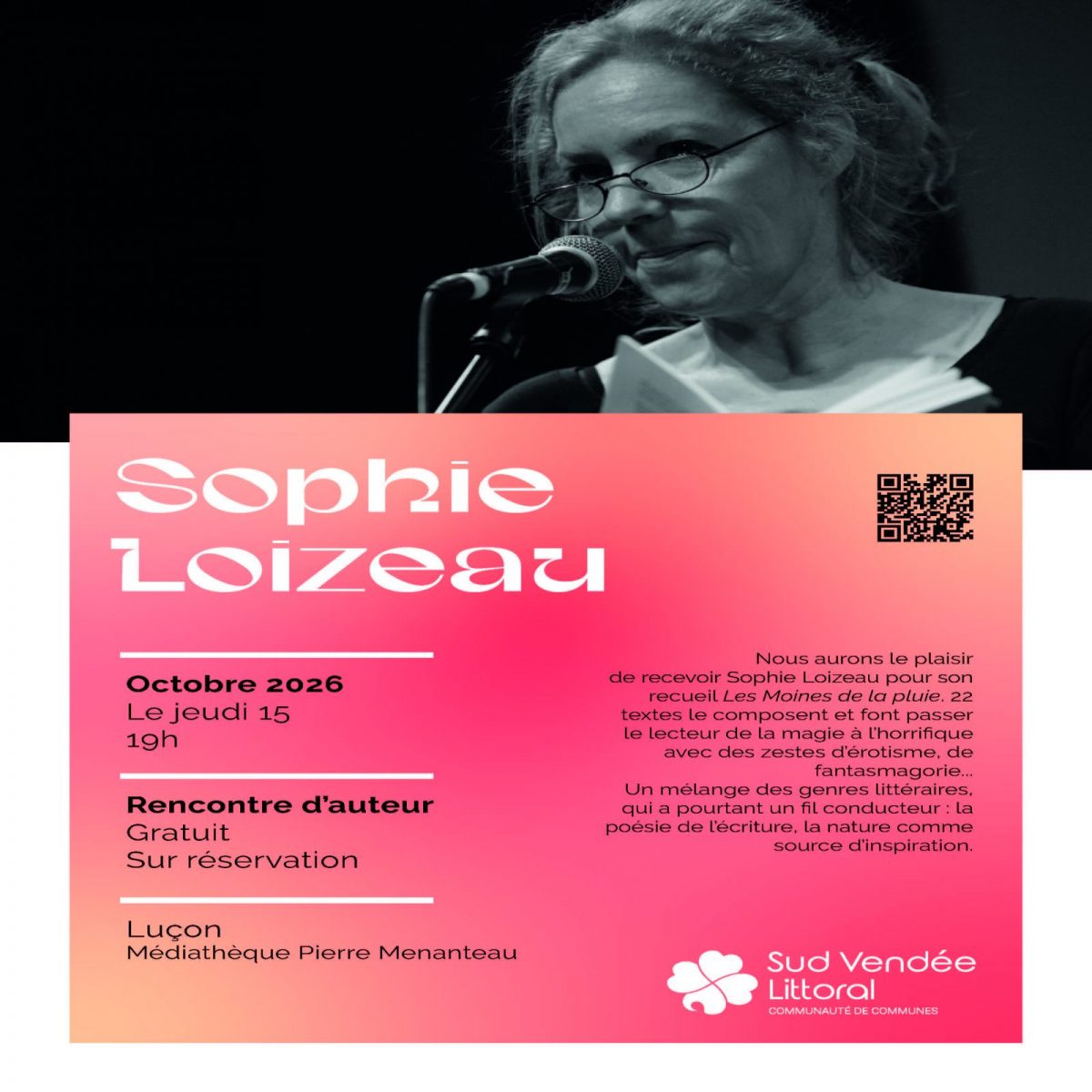Rencontre d&rsquo;auteur Sophie Loizeau