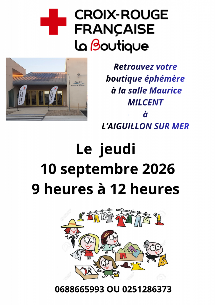 Vente croix rouge