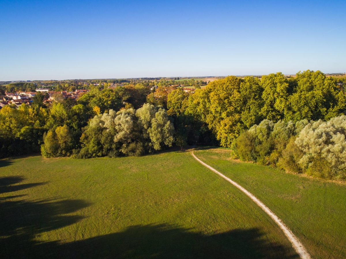 Le pré de la Smagne-Sainte-Hermine- Vue aérienne du Pré de la Smagne