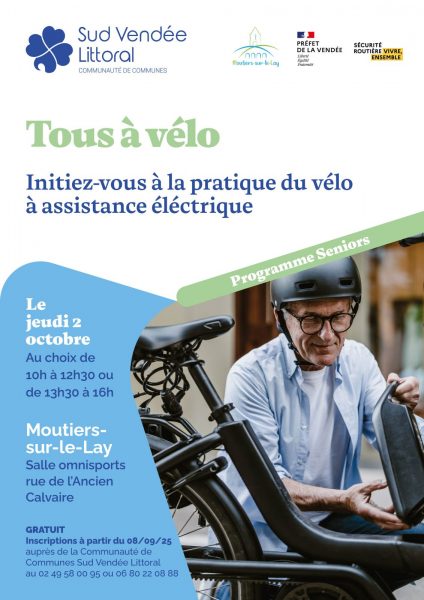 Initiation au vélo à assistance électrique – activité seniors