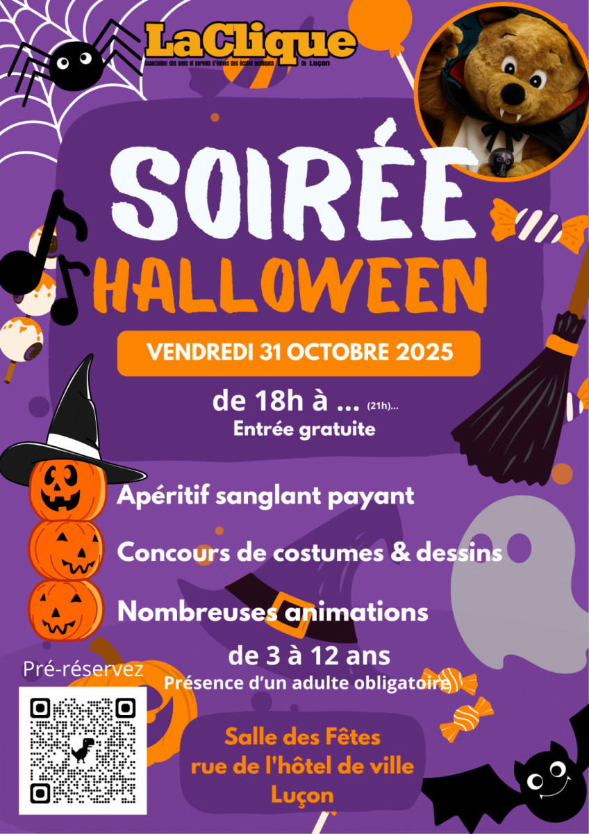 VENDREDI 31 octobre – 1