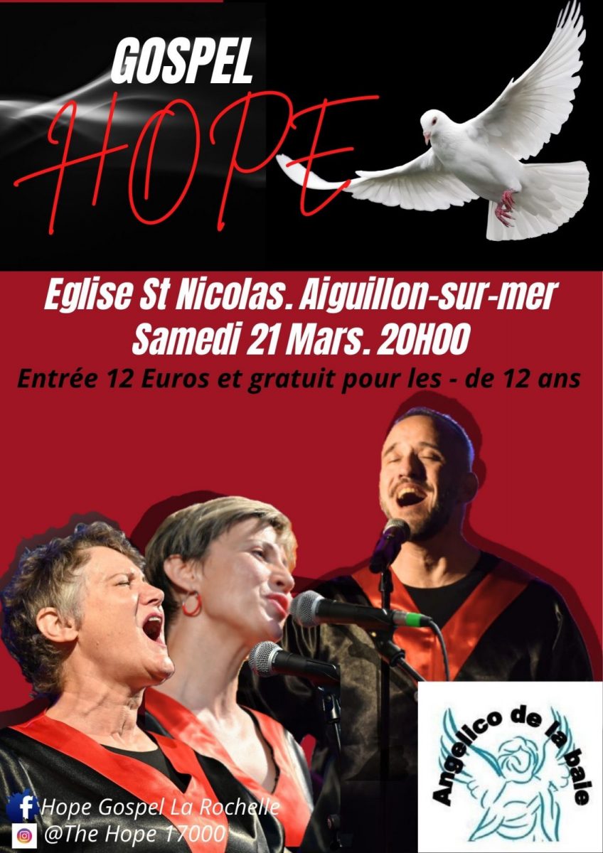 Gospel Hope-L&rsquo;aiguillon-la-presqu&rsquo;île-Affiche