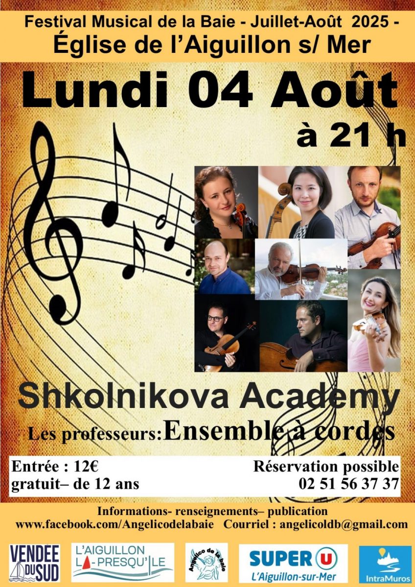 Angelico de la baie-LALP-Affiche concert Shkolnikova