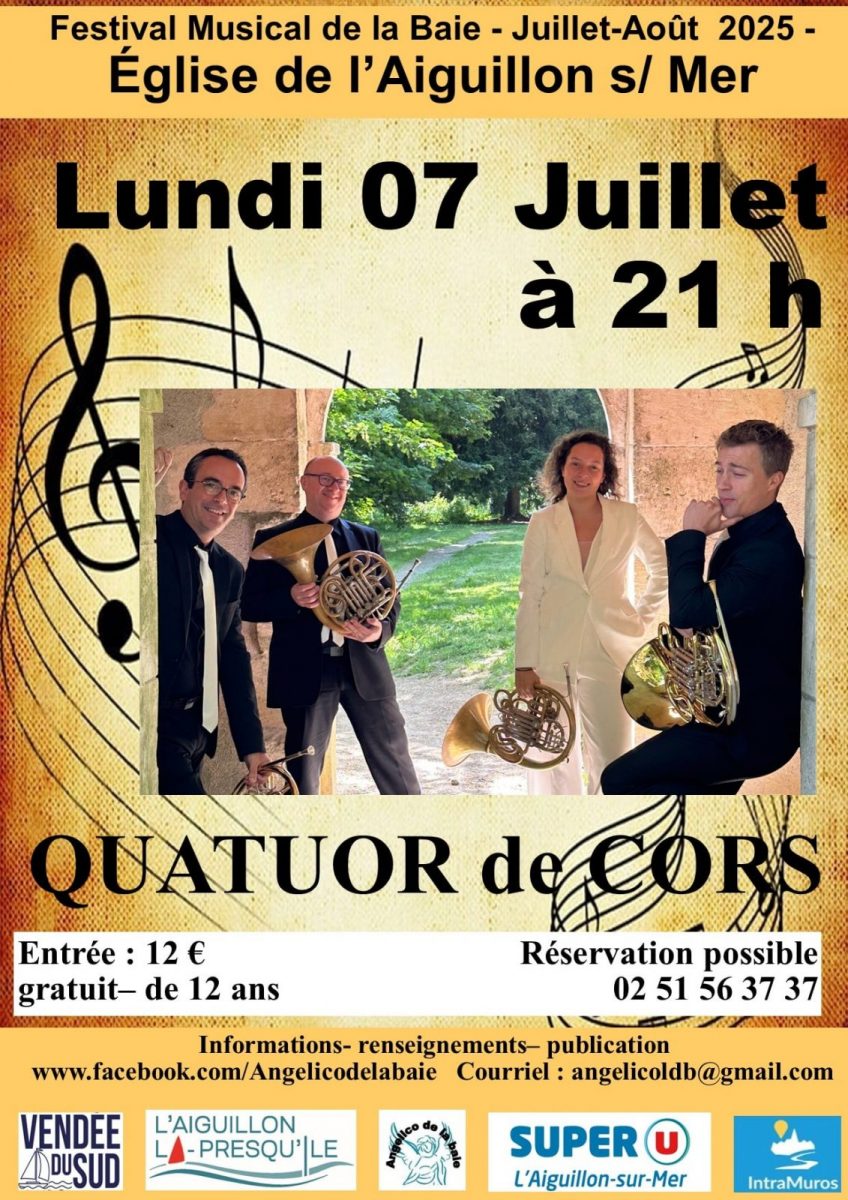 Angelico de la Baie-L’Aiguillon-la-presqu’île-Quatuor de cors