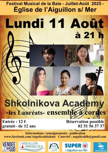 Concert Shkolnikova Academy- Lauréats du concours