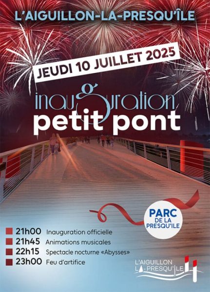 Inauguration de la nouvelle passerelle