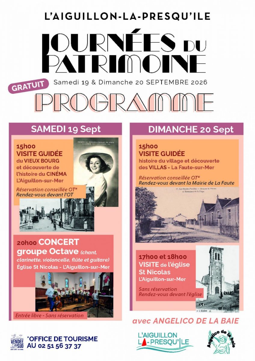 affiche journées du patrimoine