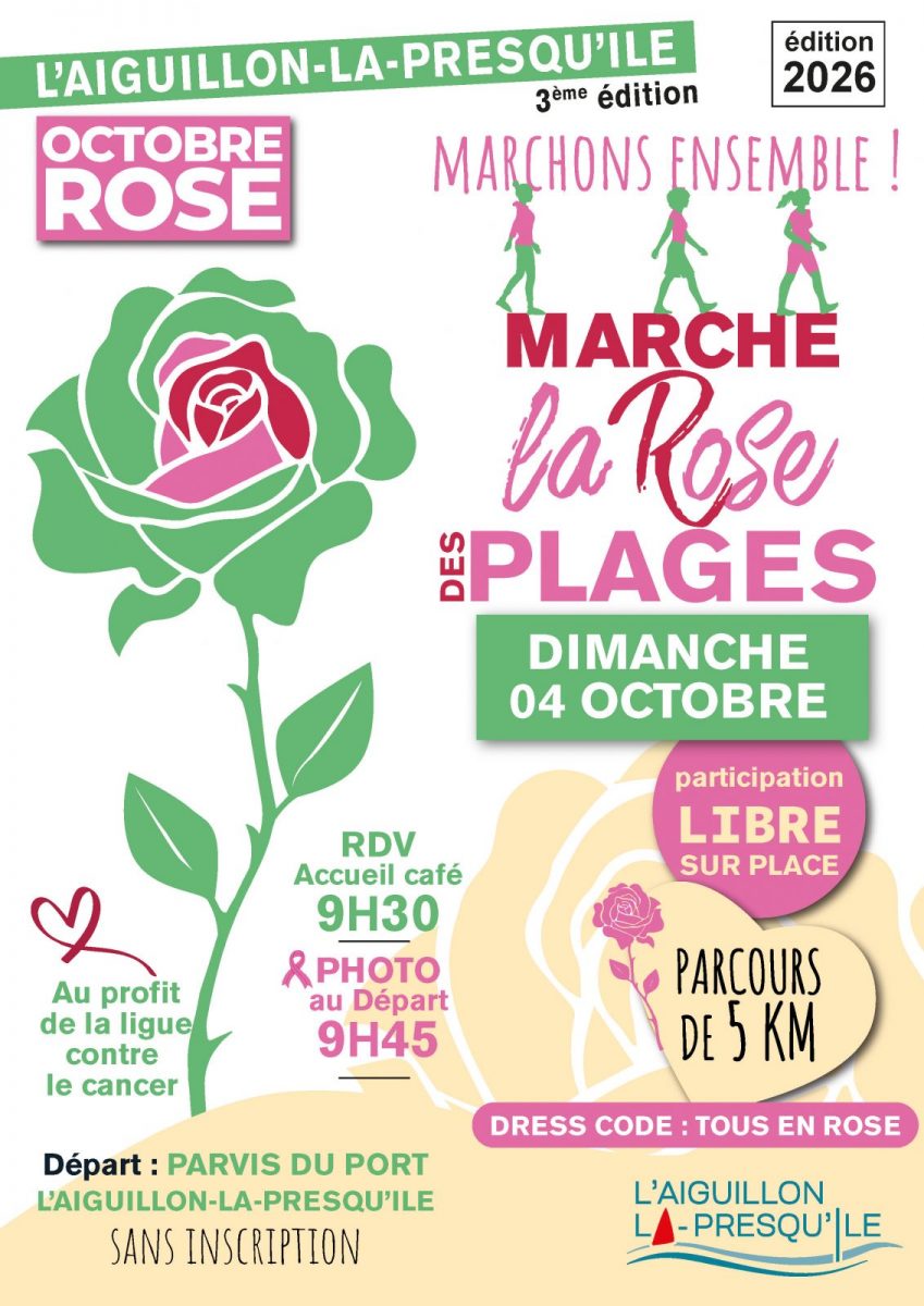 affiche la rose des plages
