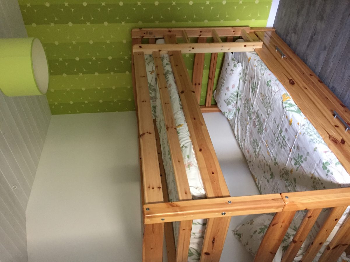 Chambre d&rsquo;hôtes la Poitevinière chambre enfants -lits superposés