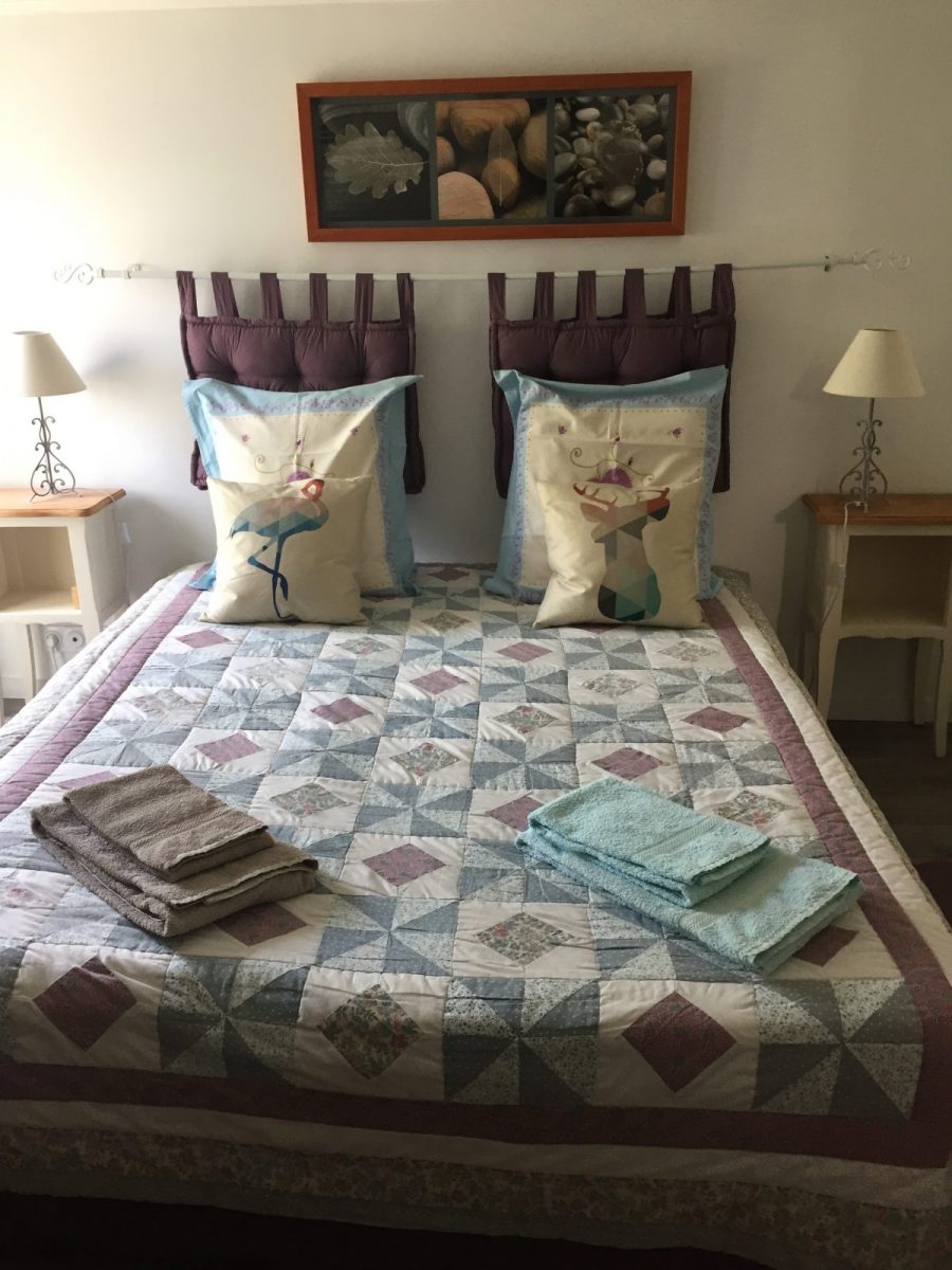 Chambre d&rsquo;hôtes la Poitevinière chbre violette