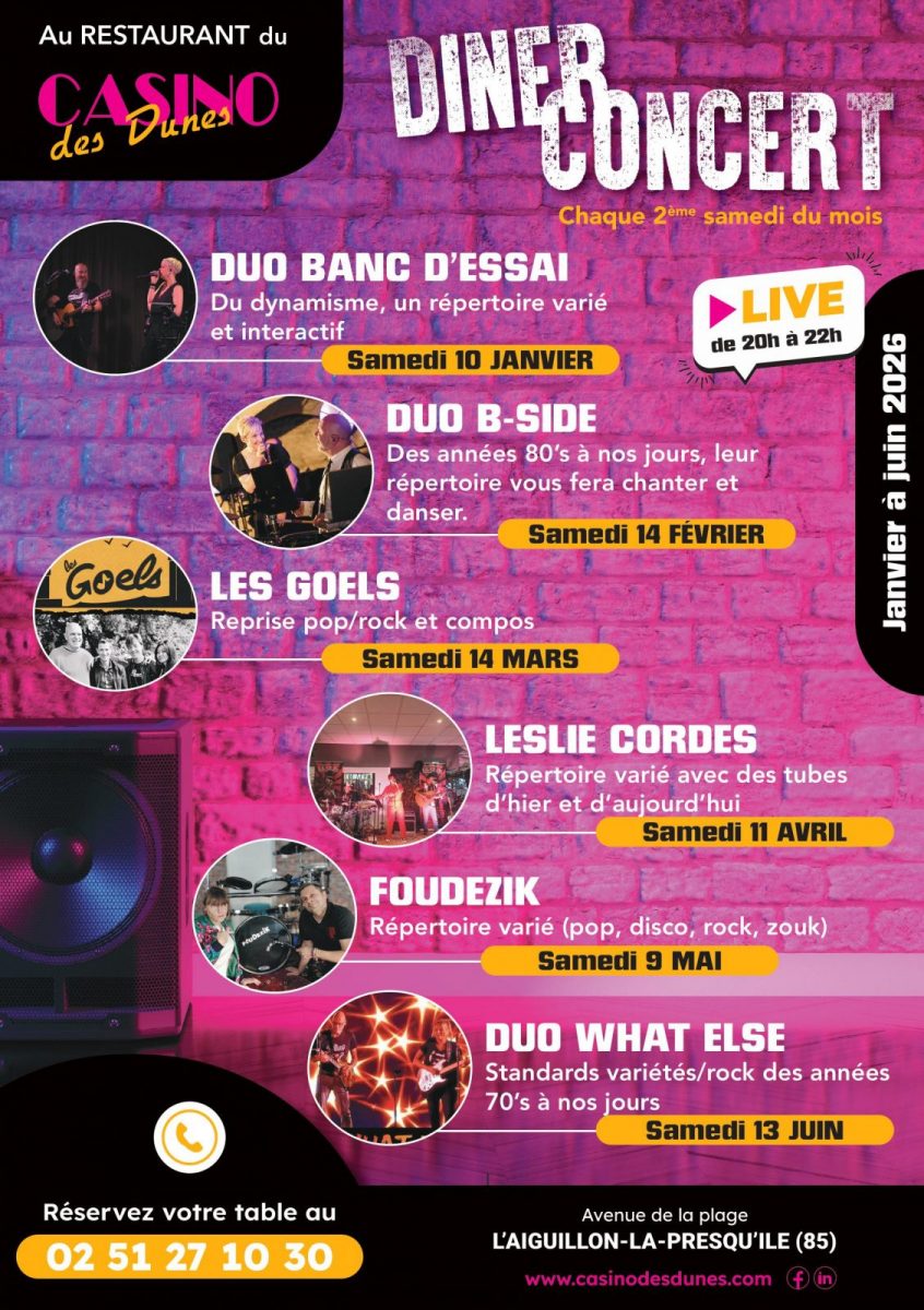 diner concert 2026