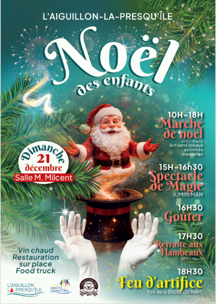 Marché de Noël à L’Aiguillon-la-Presqu’île