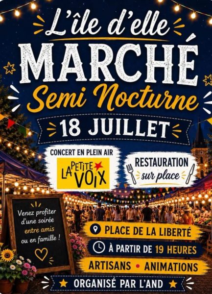 Marché semi-nocturne