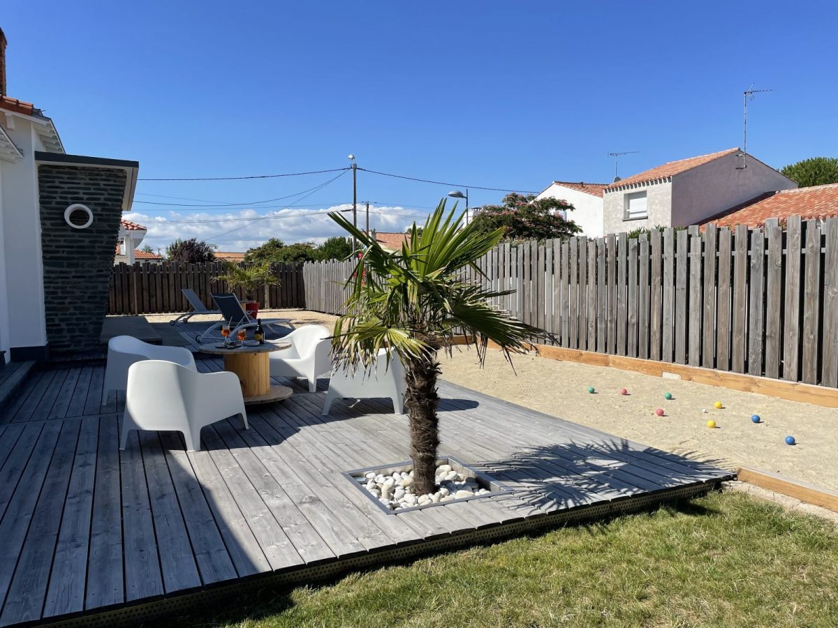 Meublé La Bohème_La Faute sur Mer_Terrasse