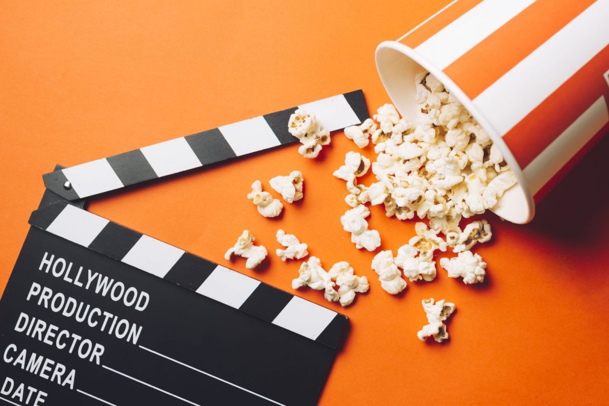 popcorn-spilled-near-clapperboard