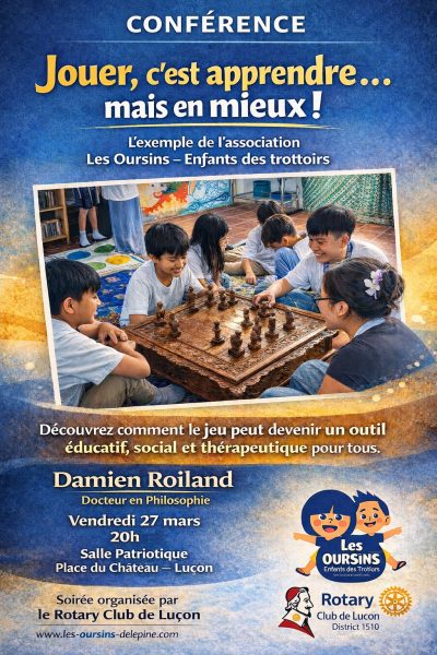 Conférence, Jouer, c&rsquo;est apprendre… mais en mieux !