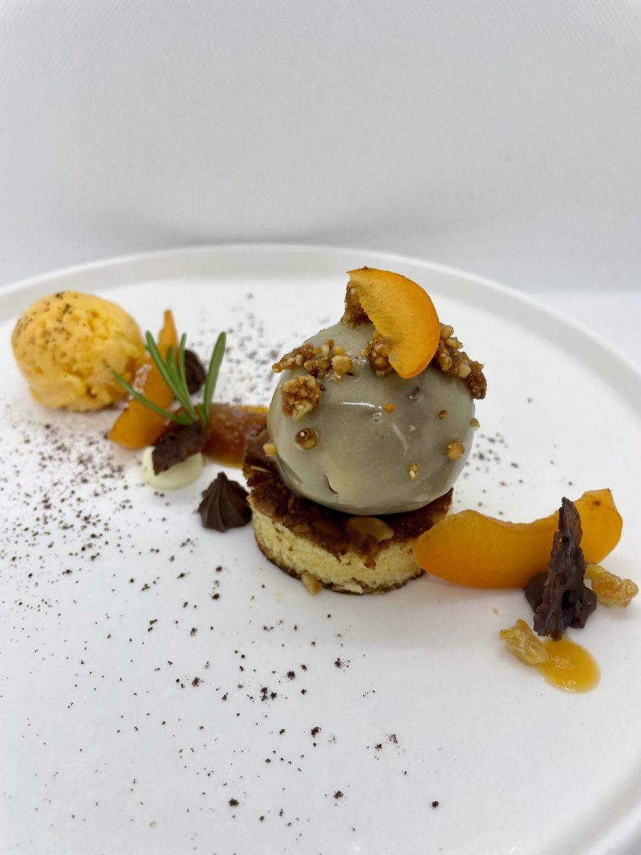 La sphère chocolat noir 72% coeur coulant abricot