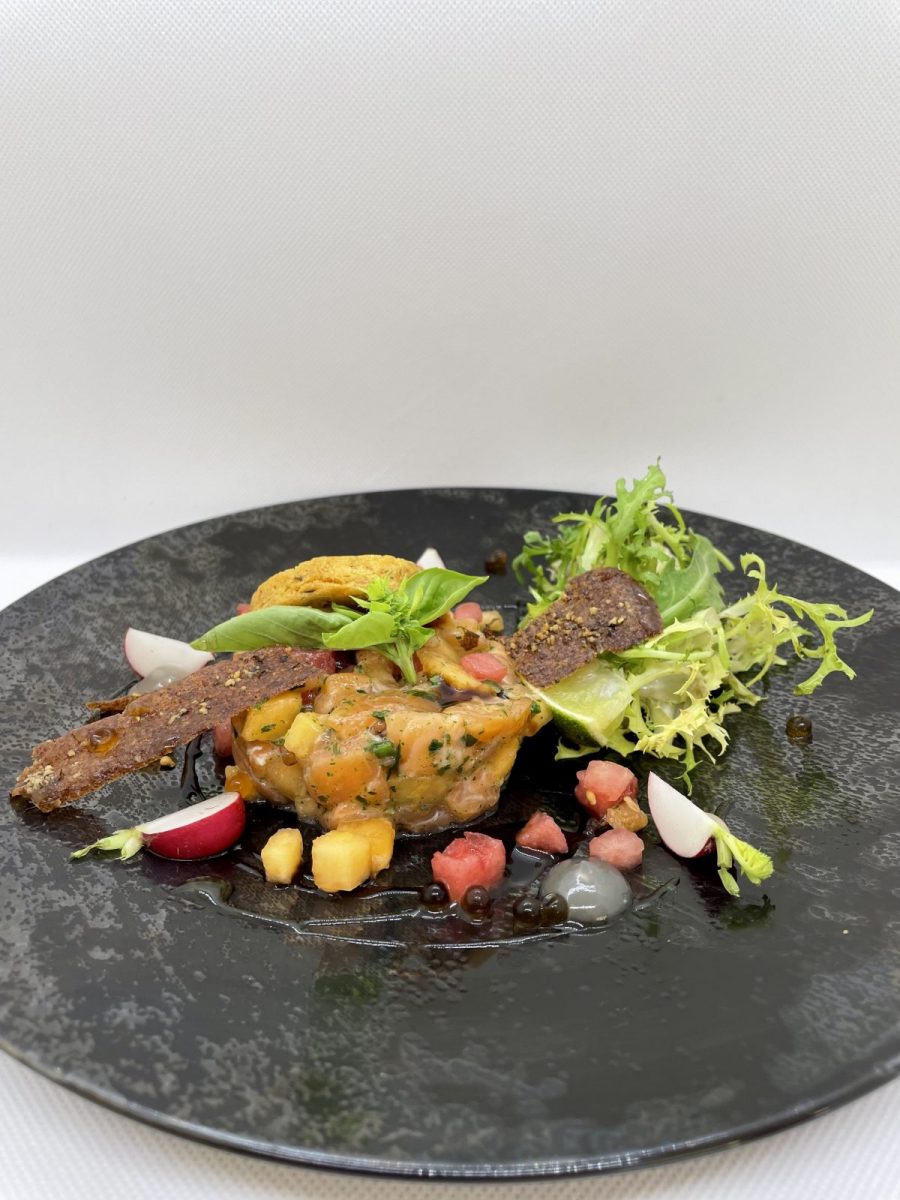 Le tartare de saumon façon ceviche