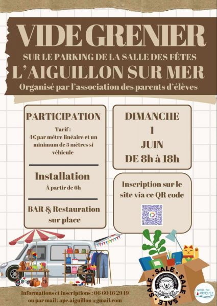 Vide-grenier de l’APE de l’école Jacques Maury