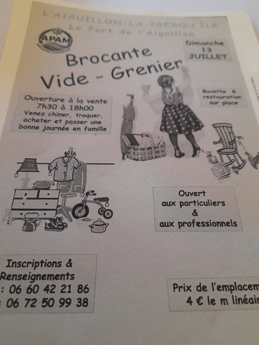 vide grenier APAM